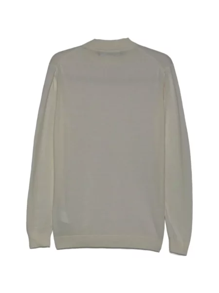 Pulover Karl Lagerfeld cu broderie alb