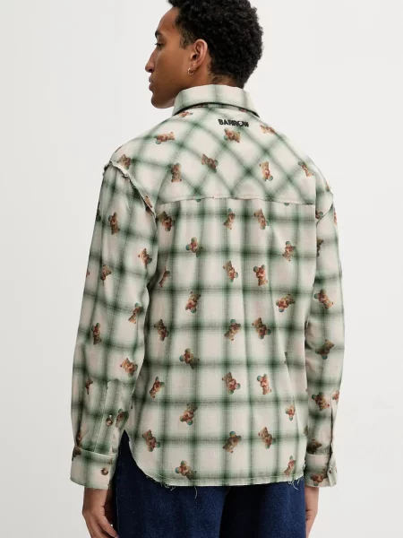 Сорочка Barrow relaxed класичний комір зелений