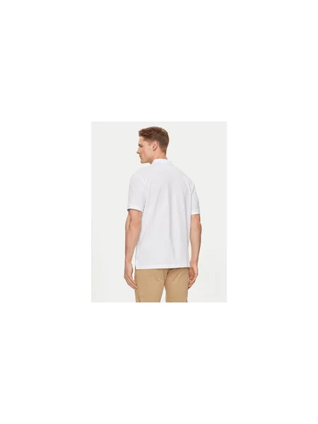 Gant Polo marškinėliai Shield Regular Fit balta