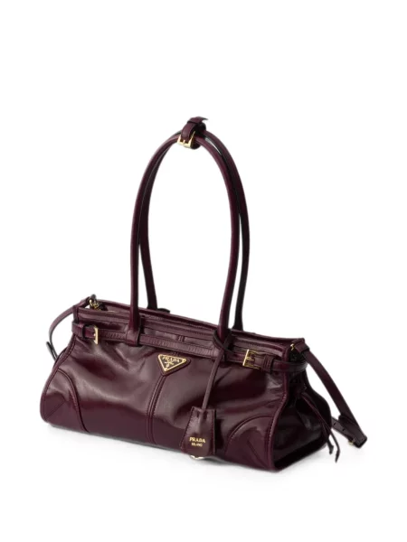 Geantă Prada din piele violet