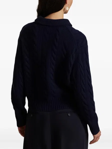 Căciulă Polo Ralph Lauren cu broderie tricotate de costum albastru