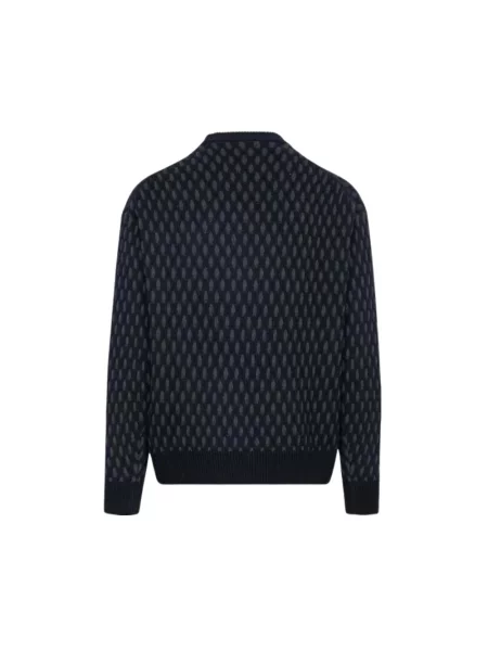 Sweter Hugo Boss wełniany niebieski