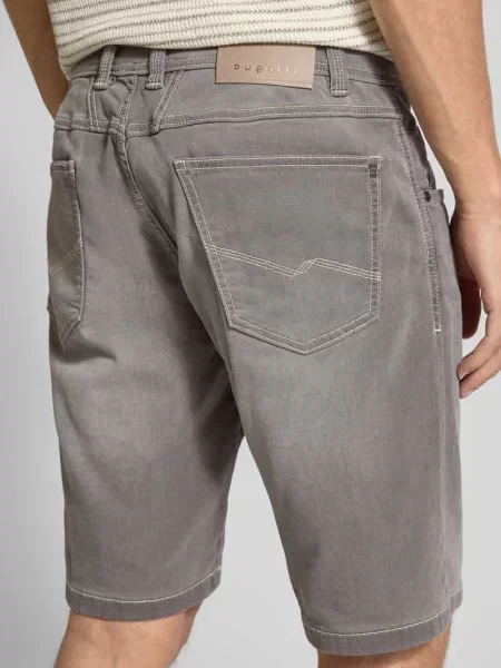 Szorty jeansowe o kroju modern fit z 5 szare