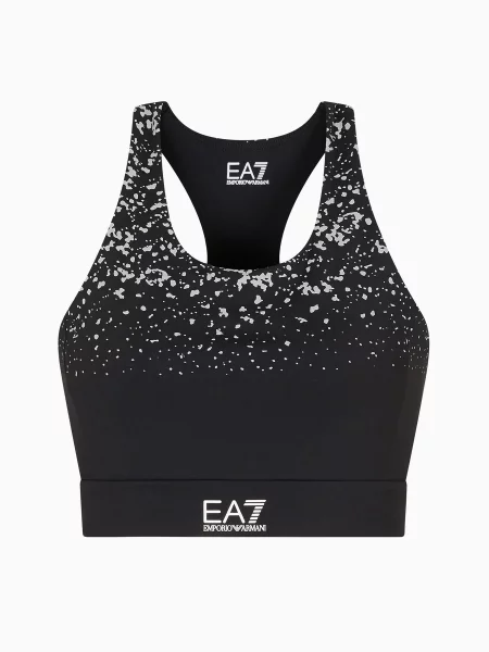 Спортивный топ Ea7 черный