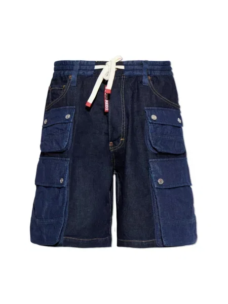 Szorty jeansowe Dsquared2 niebieskie