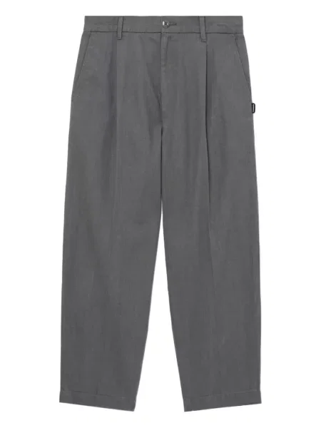 Plisované kalhoty Neighborhood šedé