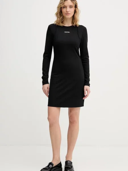 Calvin Klein Jeans rochie negru