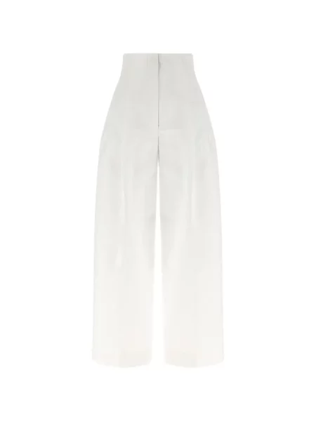 Pantaloni Jacquemus alb