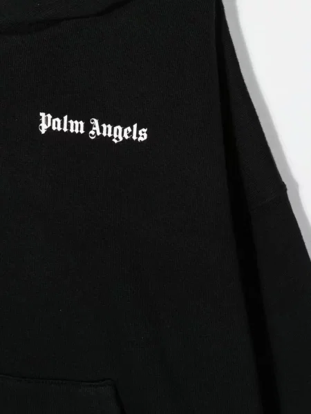 Bluza z kapturem dziecięca Palm Angels czarna
