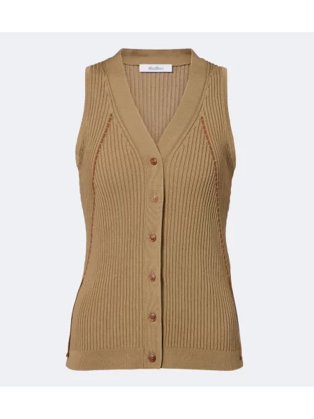 Top Max Mara tricotate verde
