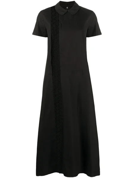 Oblekové háčkování midi šaty Comme Des Garçons Pre-owned po kolena černé