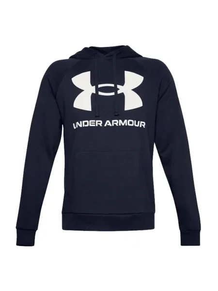 Hanorac din fleece Under Armour din fleece cu autograf negru