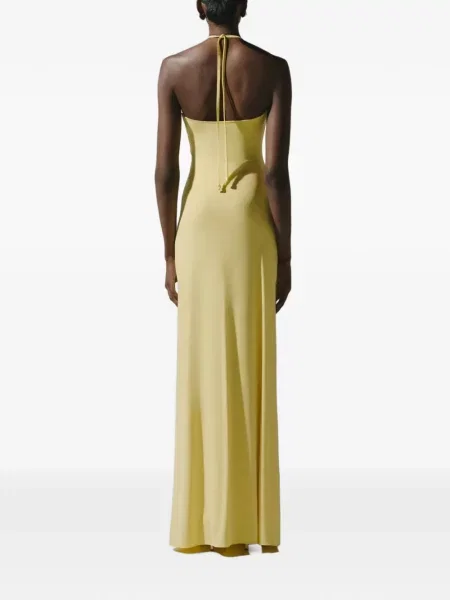 Rochie maxi Baobab cu volane galben