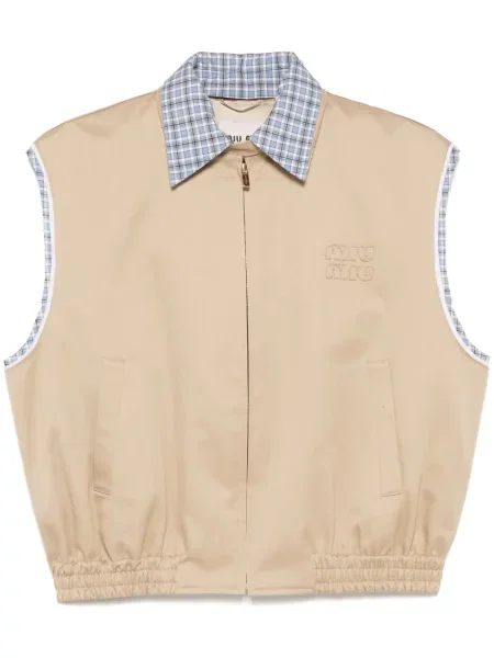 Vestă Miu Miu cu broderie