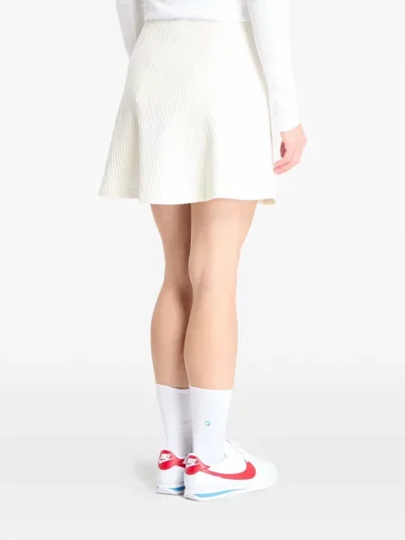 Fusta mini Nike tricotate alb