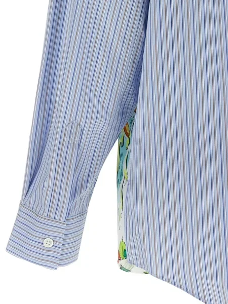Cămașă Comme Des Garçons Shirt cu dungi albastru