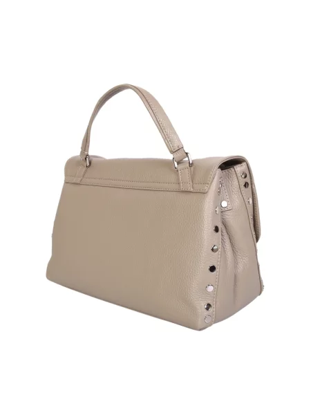 Torebka Zanellato skórzana elegancka szara