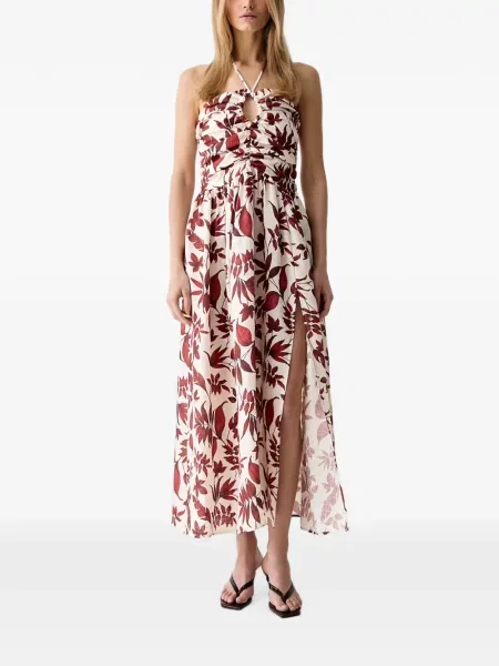 Rochie maxi Vicolo cu model floral cu imagine