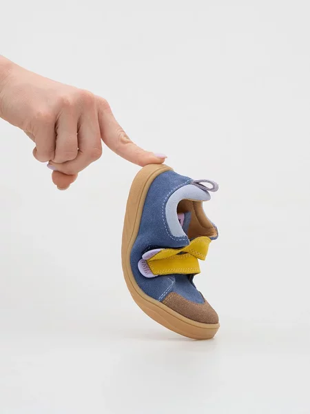 Дитячі Кросівки повсякденні OSIK Barefoot Glibbo Seaside Mini шкіра/замша синій