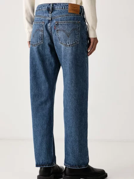 Levi's jeansy straight LOW STRAIGHT niebieskie