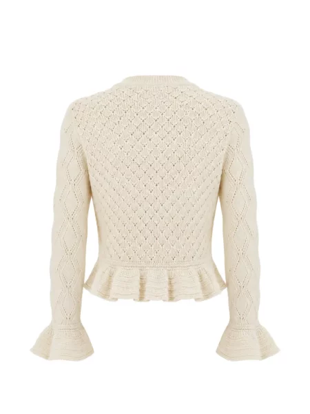 Cardigan Chloé tricotate cu volane