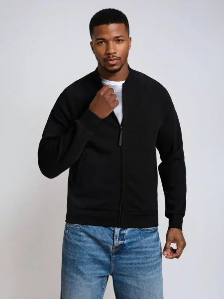 Бомбер Sinsay черный