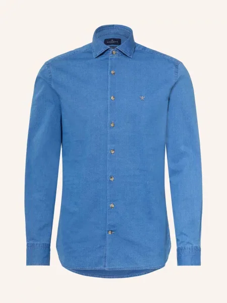 Hackett London Oxfordská Košile Střih Tailored Fit tmavě modrá