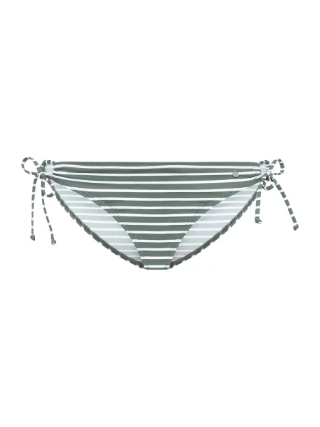 S.Oliver Slip costum de baie verde închis alb