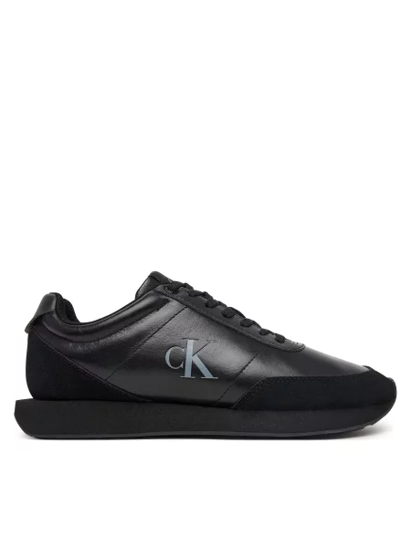 Calvin Klein Laisvalaikio batai Retro Runner Ess Lth-Sue juoda