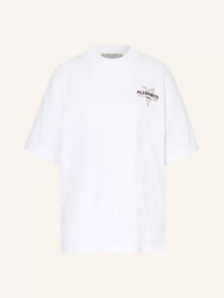 Allsaints Koszulka Pentacle Etta weiss biała