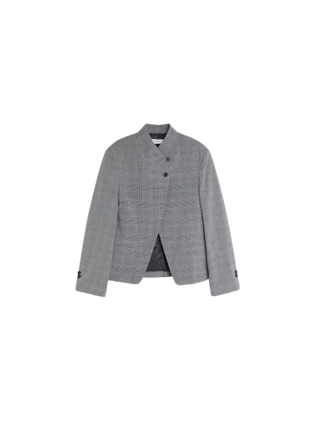 Bershka Sacou gri / gri închis negru