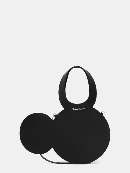 Кожена чанта Coperni x Disney Mickey Tote черно