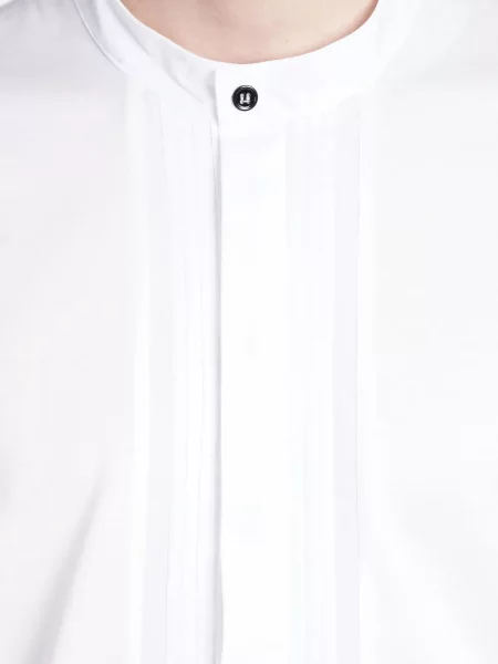 Gulerat tricou Low Brand alb