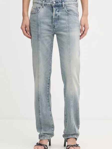 Diesel jeansy regular D-MINE-CC niebieskie