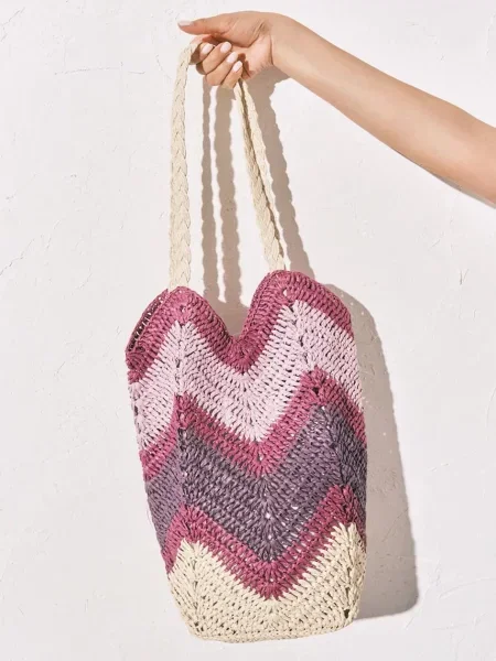 Women'secret tote torba za žene pletena