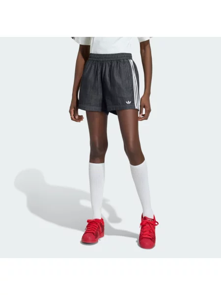 DŽÍNOVÉ ŠORTKY ADIDAS ORIGINALS SUMMER GLOW černé