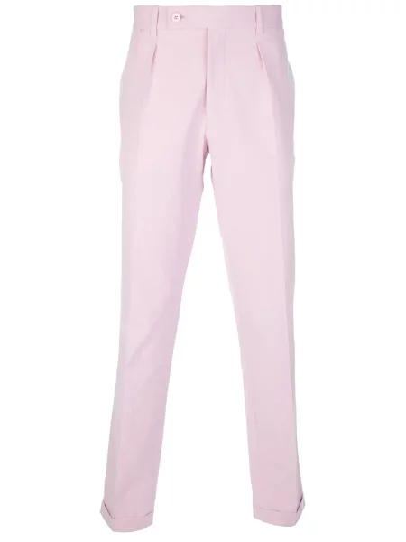 Pantaloni chino Carven clasici roz