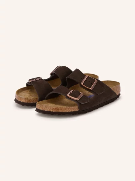 Trampki Birkenstock zamszowe brązowe