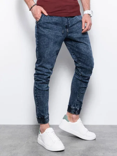 Pantaloni Ombre albastru
