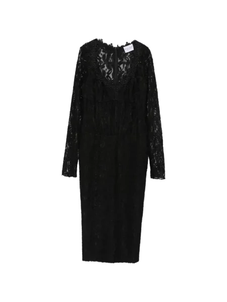 Rochie midi Alessandro Legora din dantelă negru