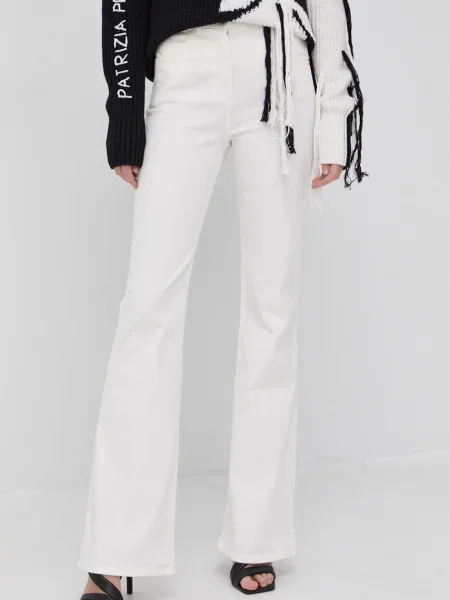 PATRIZIA PEPE Jeans alb