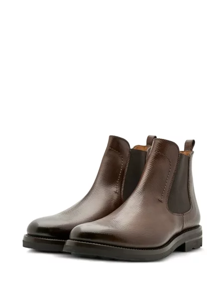 Botine chelsea Lottusse maro