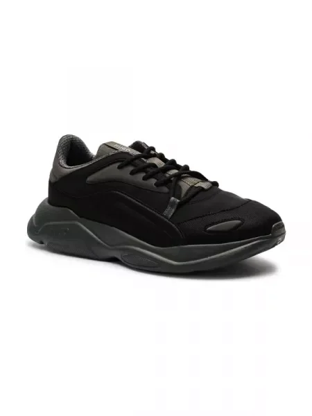 HUGO Sneakers tornacipő Leon fekete