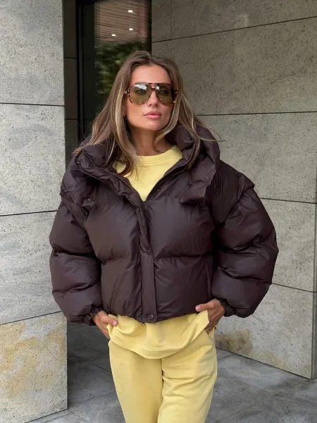 Зимова куртка Milirud нейлон/поліестер коричневий