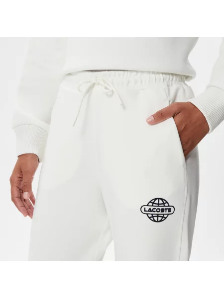 Lacoste Spodnie Dresowe Lacoste białe