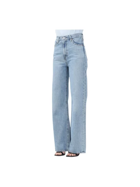 Levi's jeansy RIBCAGE WIDE LEG niebieski