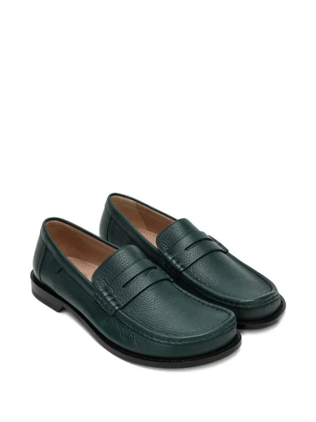 Pantofi loafer Loewe din piele verde
