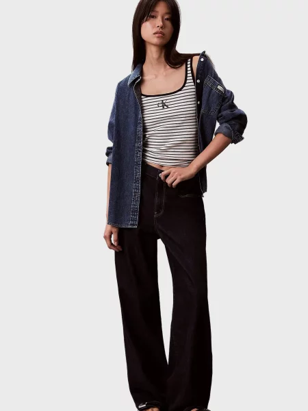 Майка Calvin Klein Jeans в полоску