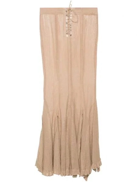 Maksi spódnica maxi Ludovic De Saint Sernin z siateczką z siateczki