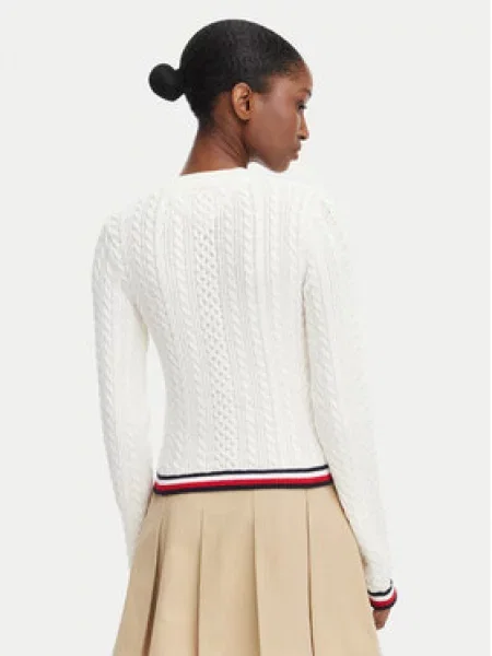 Tommy Jeans Megztinis balta